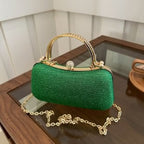 Trendy Women Lock Buckle Shoulder Bag
