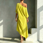 Sleeveless Cotton Linen Dress