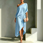 Sleeveless Cotton Linen Dress