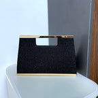 Small Square Evening Clutch Bag