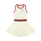 Women's Color Block A-Line Sleeveless Dress