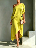 Sleeveless Cotton Linen Dress