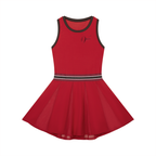 Women's Color Block A-Line Sleeveless Dress