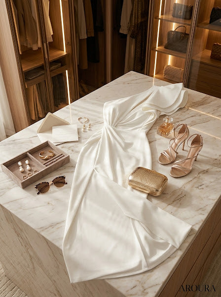 The Amara Sculpted Elegance Gown